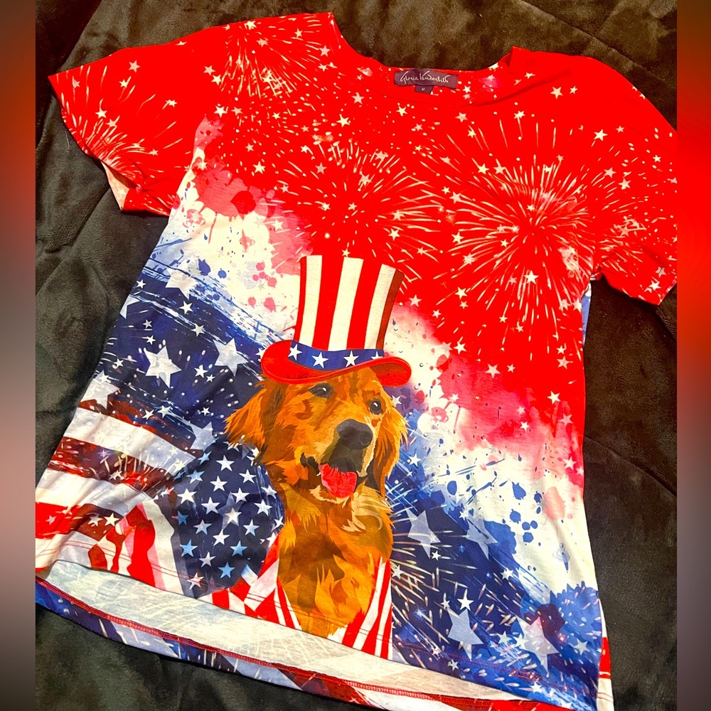 Patriotic Dog Tee